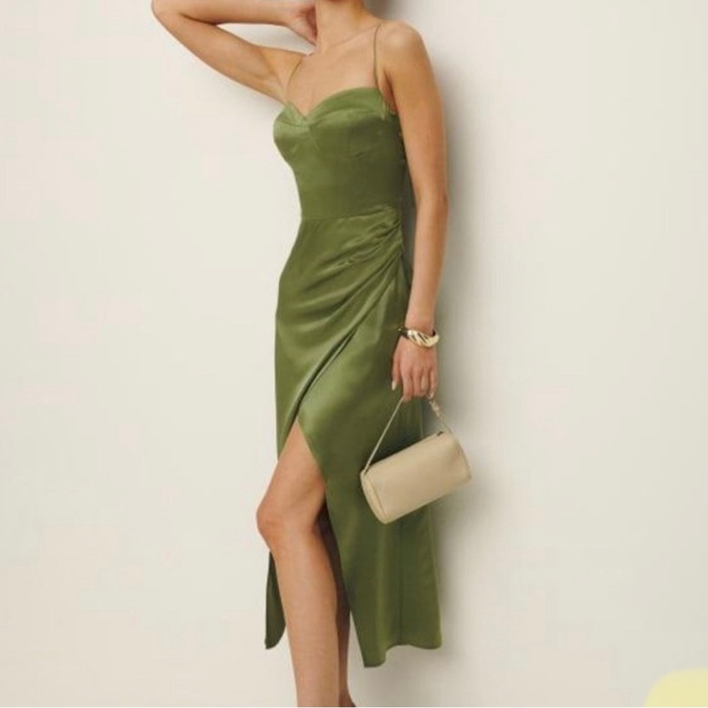 NWT reformation silk dress